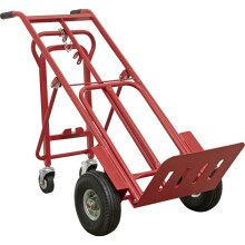 250kg Heavy Duty 3 in 1 Sack Truck & Pneumatic Tyres - 45Â Support Trolley Legs