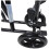 Loops Lightweight Steel Compact Attendant Propelled Transit Wheelchair - Hammered Grey 4