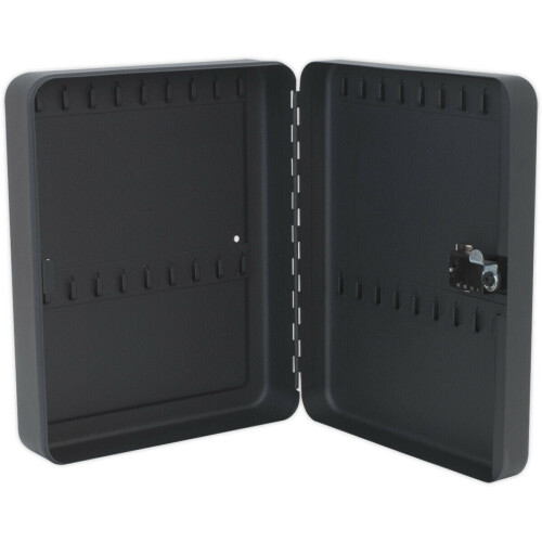 Loops Wall Mounted Locking Mini Key Cabinet Safe - 36 Key Capacity 3 Digit Combination