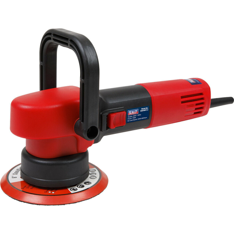 Loops 150Mm Dual Action Variable Speed Random Orbital Sander 710W 230V Compact Corded