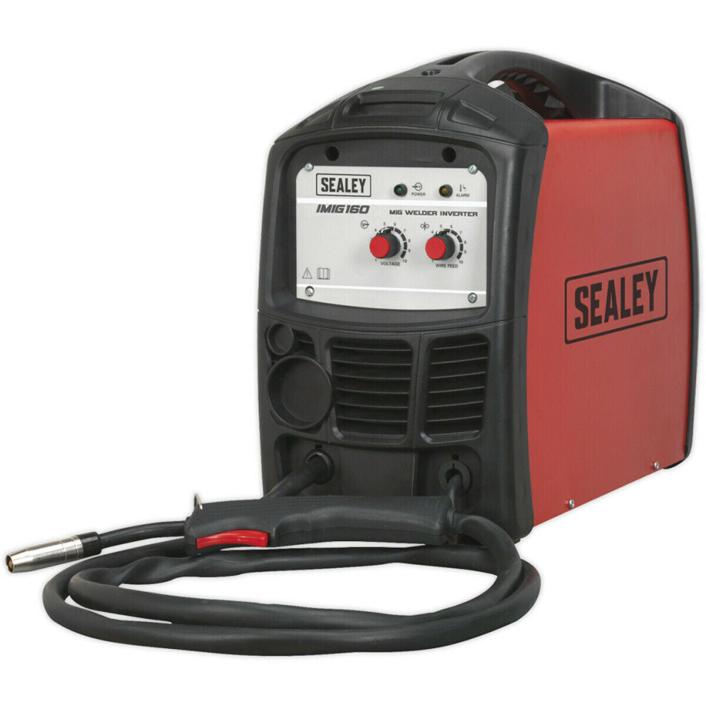Loops 160A Mig Welder Inverter - Gas & Gasless Modes - Thermal Overload Protection