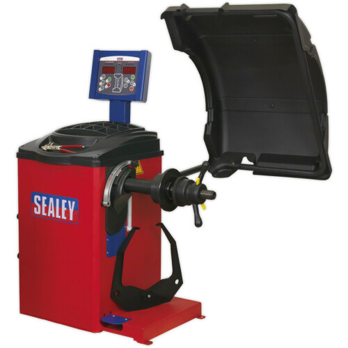 Loops Semi Automatic Wheel Balancer - 28" Max Wheel Rim - Self Calibrating Alignment