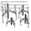 Loops 4 Piece Triple Leg Gear Puller Set - Reversible - Carbon Steel - Hex Head Screws 2