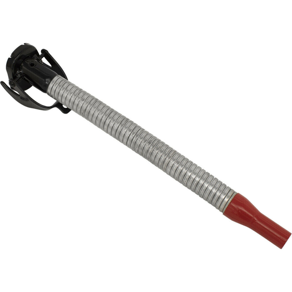 Detachable Flexible Pouring Spout - Suitable for Petrol Jerry Cans - Red