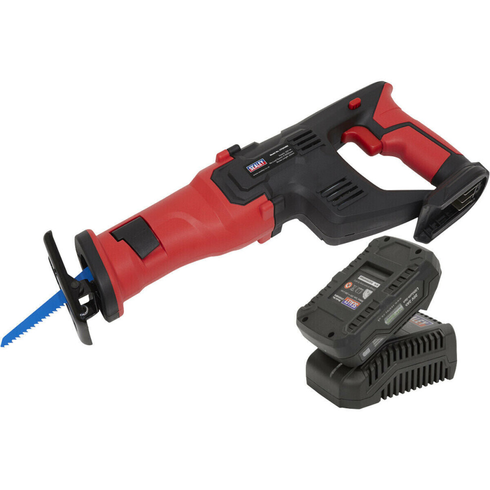 20V Cordless Reciprocating Saw & Li-Ion Battery Powerful Wood Board Metal Cutter 5056524268650