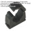 Loops 20 PACK - 22mm Pipe / Cable Wall Clips - Nylon Tube Round Conduit Cleat Holder 2