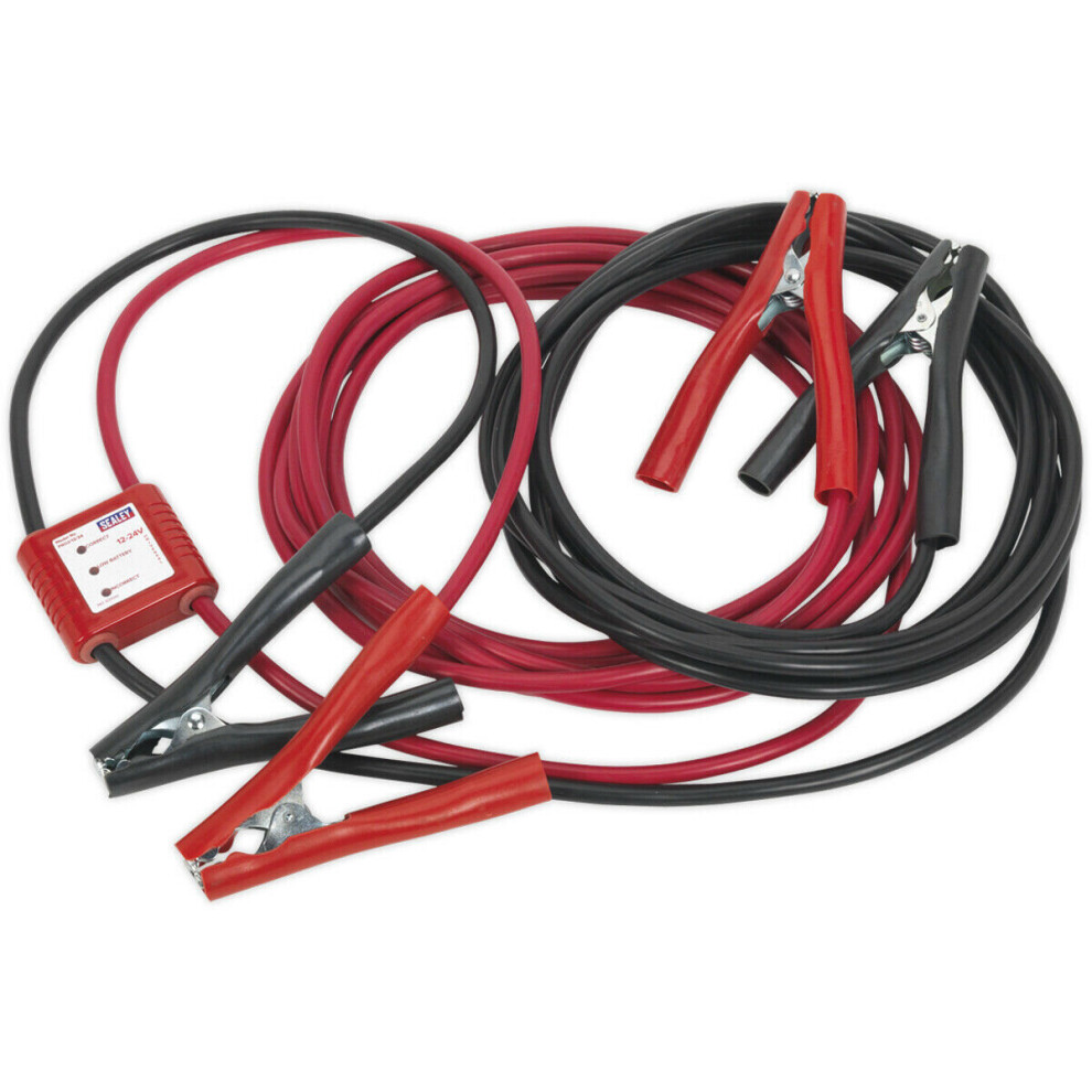 400A Pro Jump Booster Cables - 20mm x 5m - Electronics Protection - 12V / 24V