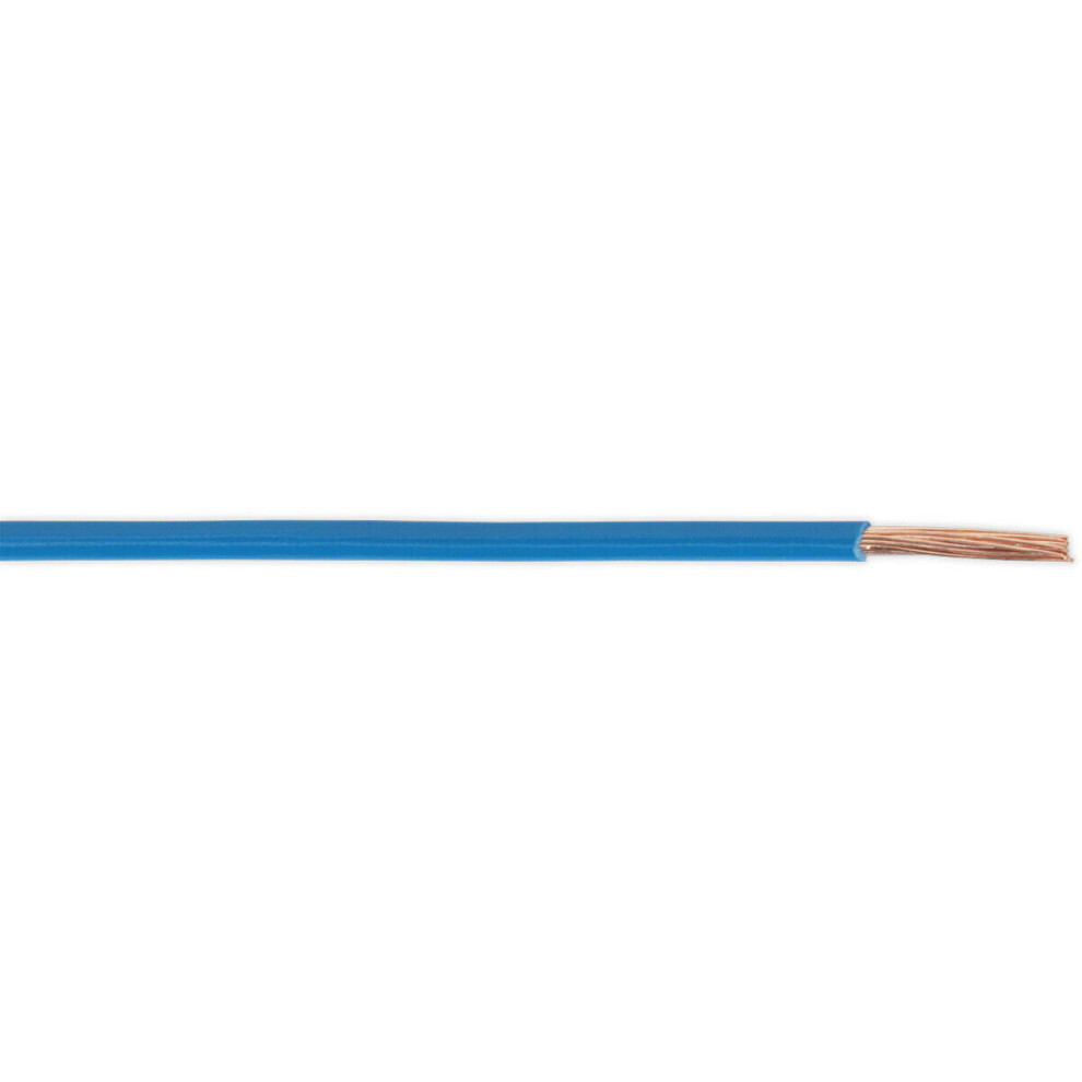 Blue 25A Thin Wall Automotive Cable - 30M Reel - Single Core - Rohs Compliant 5056524238905