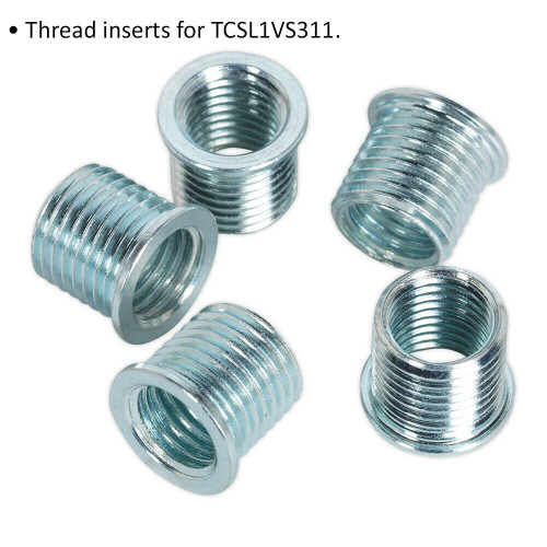 Loops 5 PACK 12mm Thread Inserts - M10 x 1.25mm - Suitable for ys01925 Repair Kit 1