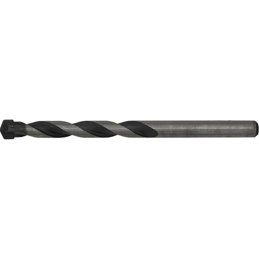 8 x 120mm Rotary Impact Drill Bit - Straight Shank - Masonry Material Drill