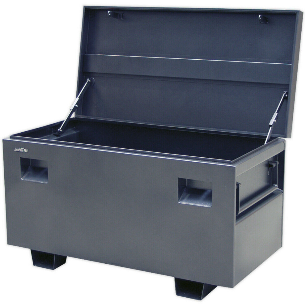 Heavy Duty Steel Site Box - 1220 x 610 x 700mm - Locking Tool Storage Chest