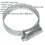 Loops 20 PACK Zinc Plated Hose Clip - 35 to 50mm Diameter - External Pressed Threads 2