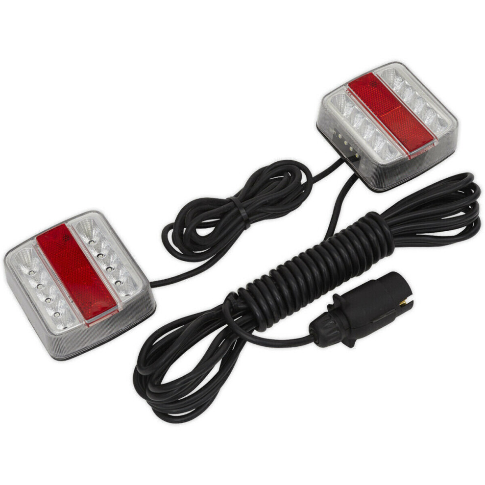 12V Magnetic Rear Lighting Set - 5 Function SMD LED Cluster - 2.5m Cable