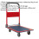 Loops 150kg Rigid Platform Truck - Folding Handles - Rubberised Deck - Bumper Strip 2