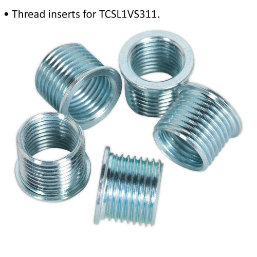 Loops 5 PACK 12mm Thread Inserts - M12 x 1.25mm - Suitable for ys01925 Repair Kit 1