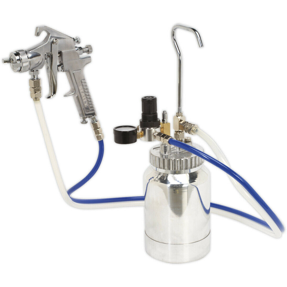 Loops Premium 1.8Mm Pressure Pot Spray Gun / Airbrush - 2L - Portable Bulk Spraying