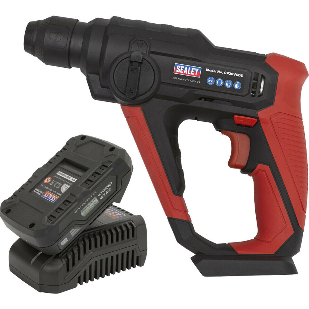 20V Rotary Hammer Drill - SDS Plus Chuck - Includes 2Ah Battery & Charger - Bag