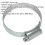 Loops 20 PACK Zinc Plated Hose Clip - 45 to 60mm Diameter - External Pressed Threads 2