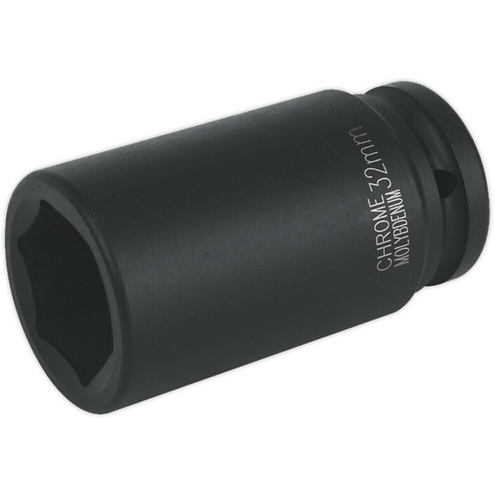 Loops 32Mm Forged Deep Impact Socket - 3/4 Inch Sq Drive - Chromoly Wrench Socket