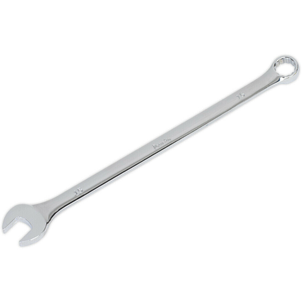 15Mm X 279Mm Extra Long Combination Spanner - Chrome Vanadium Steel Nut Wrench