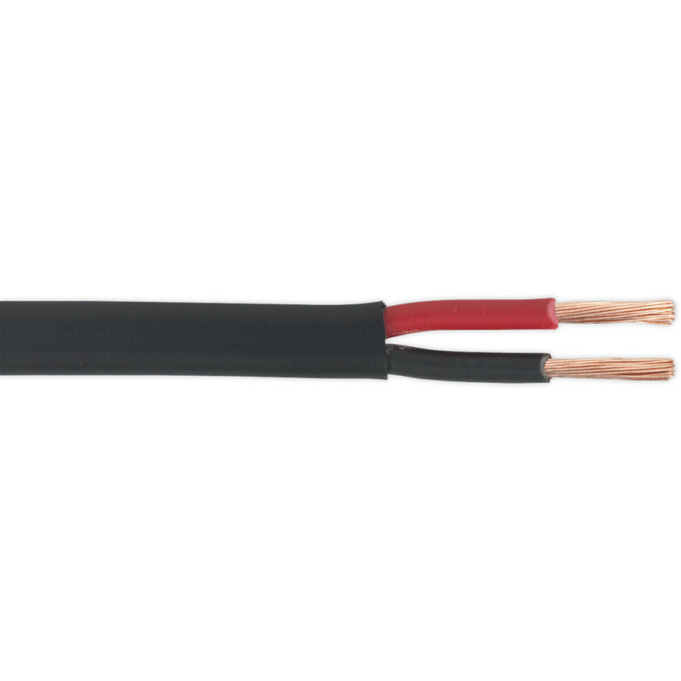 30M Flat Twin Automotive Cable - 17.5 Amps - Thick Walled - Twin Core Conductor 5056524238936