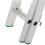 Loops PREMIUM 24 Tread Combination Ladder 3 Section Extension Step Frame & Stairwell 4