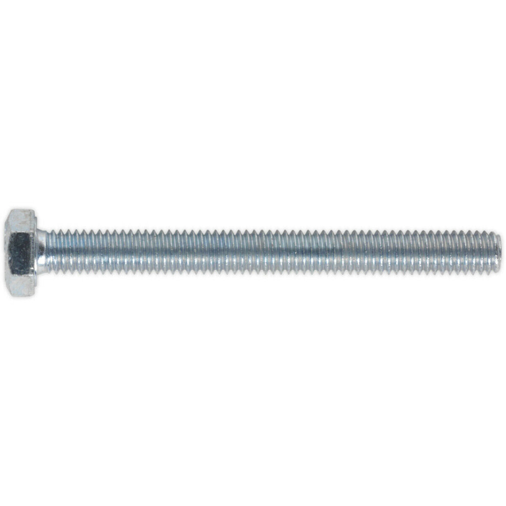 50 PACK HT Setscrew - M6 x 60mm - Grade 8.8 Zinc - Fully Threaded - DIN 933