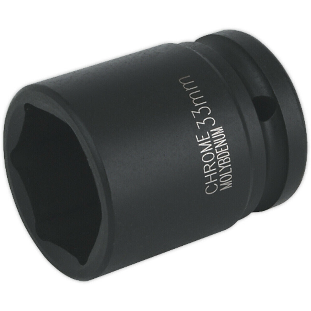 33Mm Forged Impact Socket - 3/4 Inch Sq Drive - Chromoly Impact Wrench Socket 5056524282779