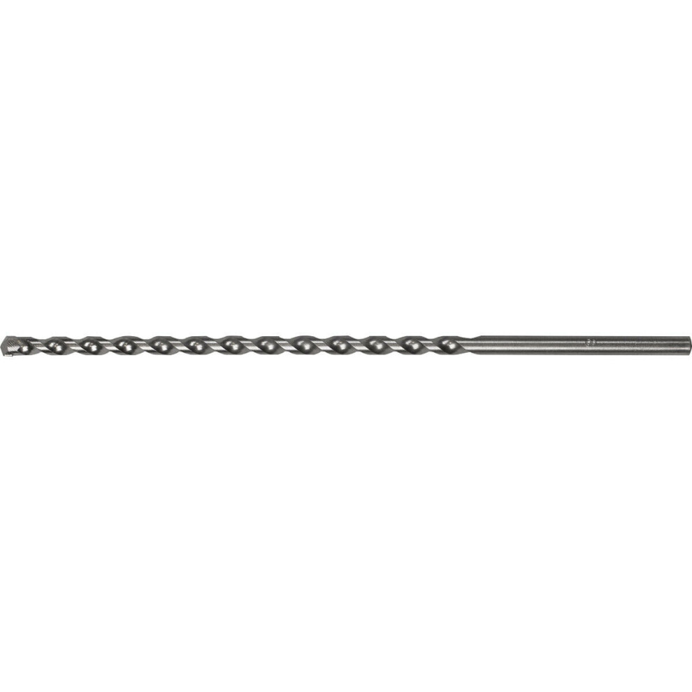 8 x 250mm Rotary Impact Drill Bit - Straight Shank - Masonry Material Drill