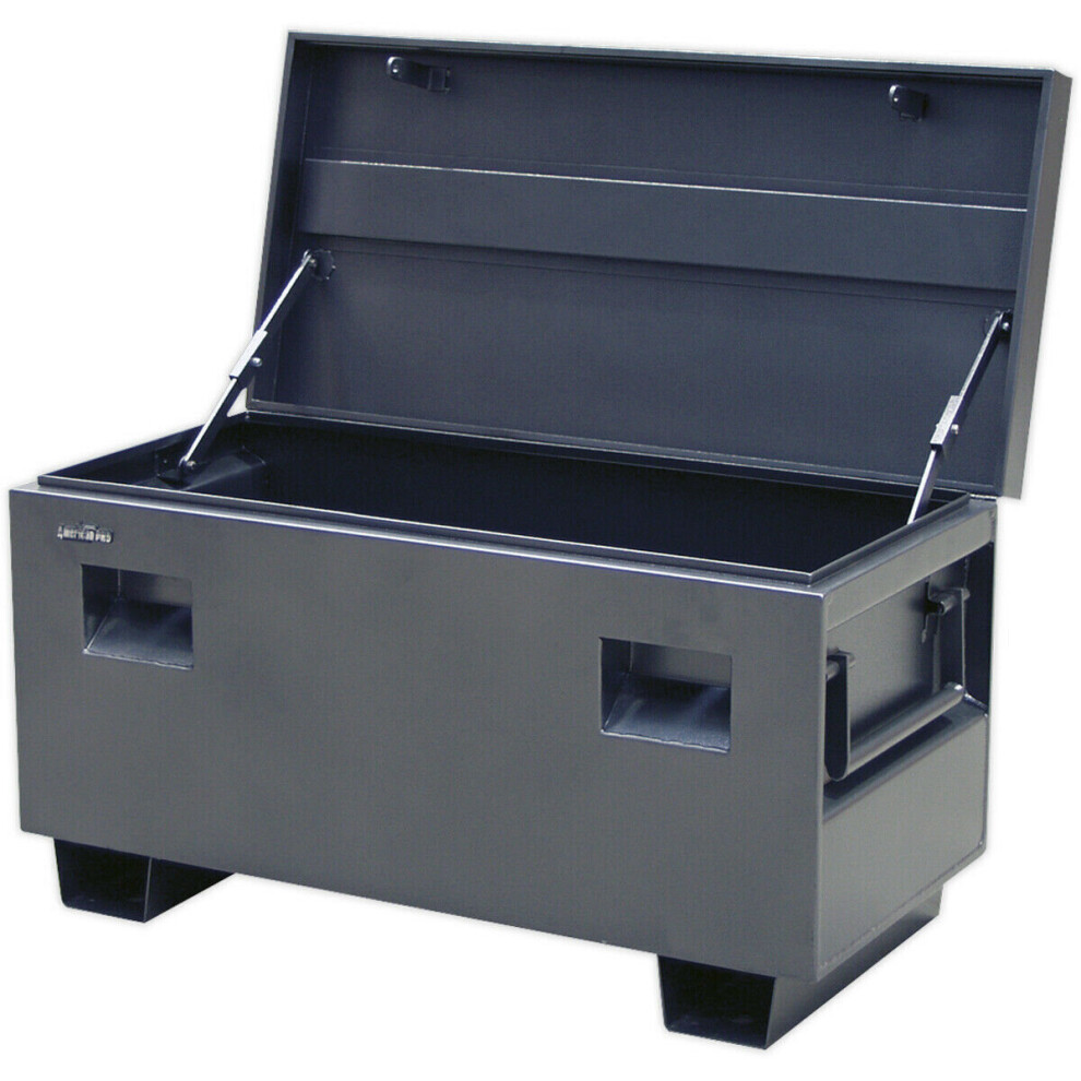 Heavy Duty Steel Truck Box - 1065 x 510 x 595mm - Recessed Handles - Locking