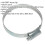 Loops 10 PACK Zinc Plated Hose Clip - 60 to 80mm Diameter - External Pressed Threads 2