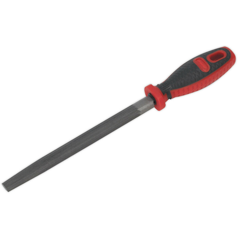 200Mm Half-Round Engineers File - Double Cut Coarse - Comfort Grip Handle 5056524246726