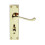 Loops 2x PAIR Victorian Scroll Handle on Bathroom Backplate 155 x 41mm Polished Brass 4