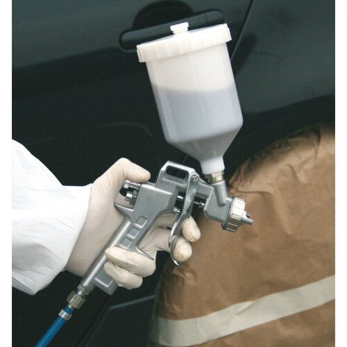 Loops General Purpose Gravity Fed Airbrush Spray Gun - 2.2mm Nozzle Water Based Paint 2