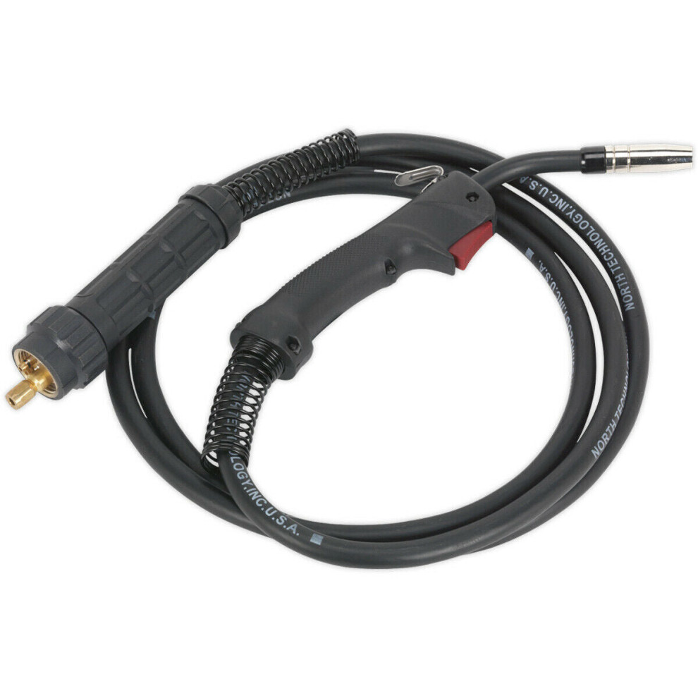 Mb15 Mig Torch With Euro Connector - 4M Heat Proof Cable - Contoured Grip 5056524288795