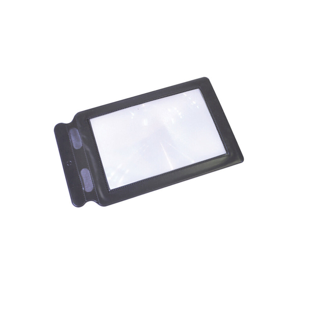 Loops Reading Sheet Magnifier - 2X Magnification - Lightweight Travel Size Reading Aid