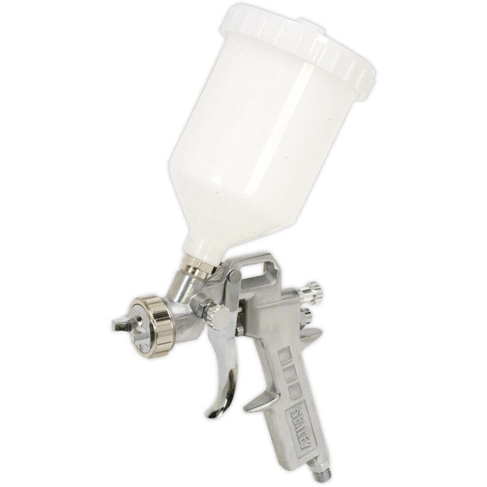 General Purpose Gravity Fed Airbrush Spray Gun - 2.2mm Nozzle Water Based Paint