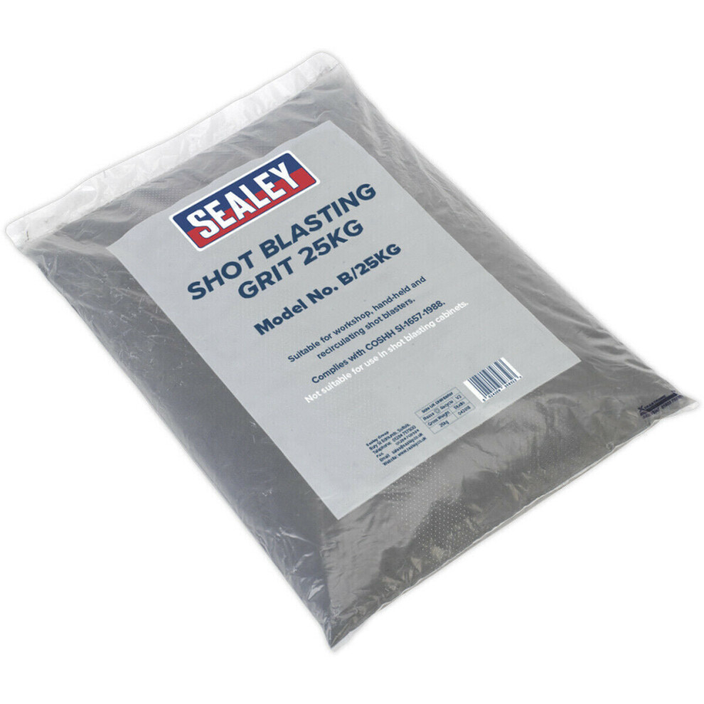 25Kg Shot Blasting Grit Bulk Bag - Sand Blasting Abrasive 200 - 700 Micron Steel 5056524262276