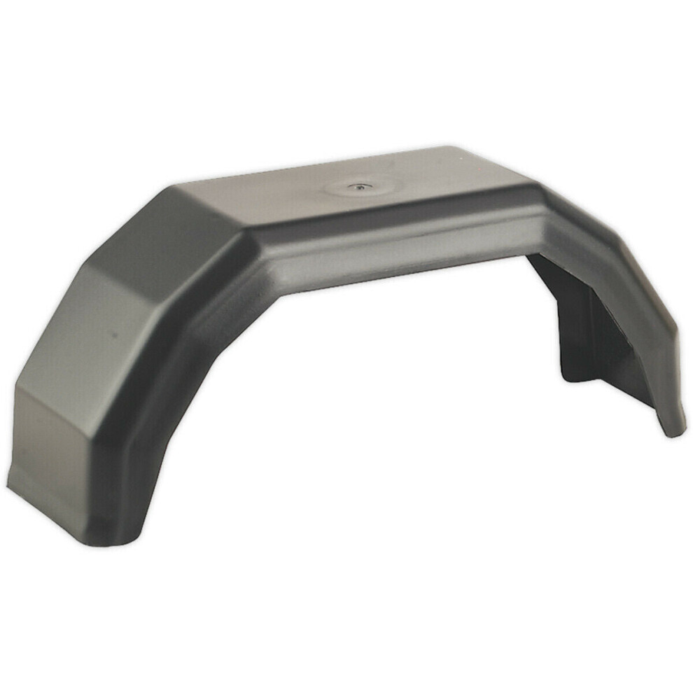 Moulded Plastic Trailer Mudguard - 490 x 140mm - Suitable for 200mm Wheels