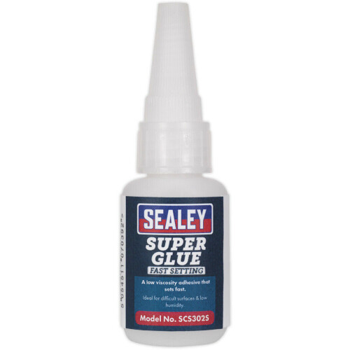 Loops 20g Fast Setting Super Glue - Low Viscosity Adhesive - Bond Metal Rubber Plastic 2