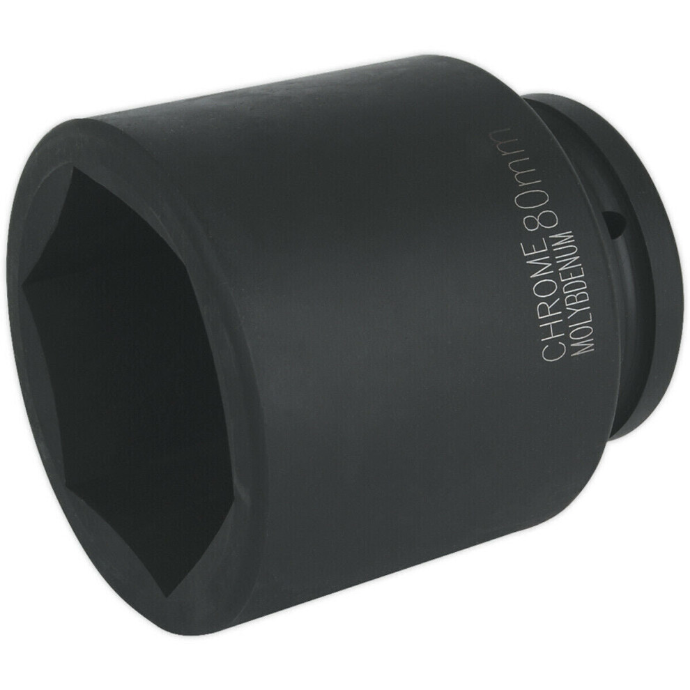 80Mm Forged Deep Impact Socket - 1 Inch Sq Drive - Chromoly Wrench Socket 5056524282540