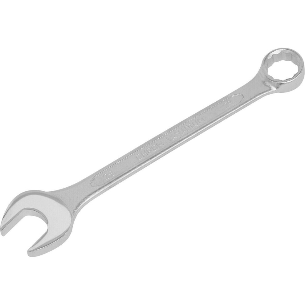 29mm Combination Spanner - Fully Polished Heads - Chrome Vanadium Steel