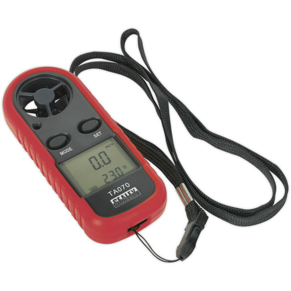 Anemometer - Wind Speed Measuring - Extraction Fan Testing - Battery Powered