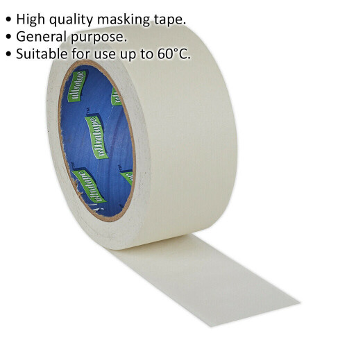 Loops General Purpose Masking Tape - 48mm x 50m - Decorating Straight Edging Roll 1
