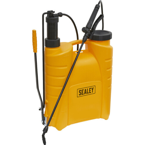 Loops 16L Backpack Sprayer - Heavy Duty PP Plastic - Interchangeable Spray Nozzles