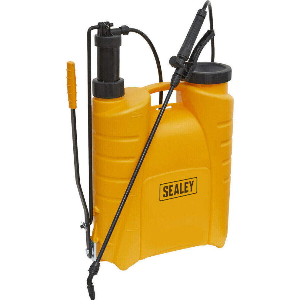 Loops 16L Backpack Sprayer - Heavy Duty Pp Plastic - Interchangeable Spray Nozzles