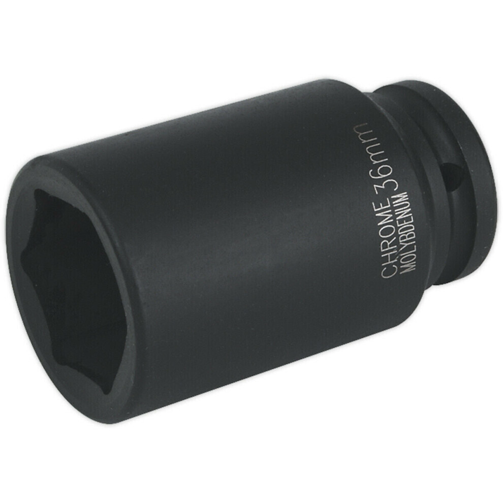 Loops 36Mm Forged Deep Impact Socket - 3/4 Inch Sq Drive - Chromoly Wrench Socket