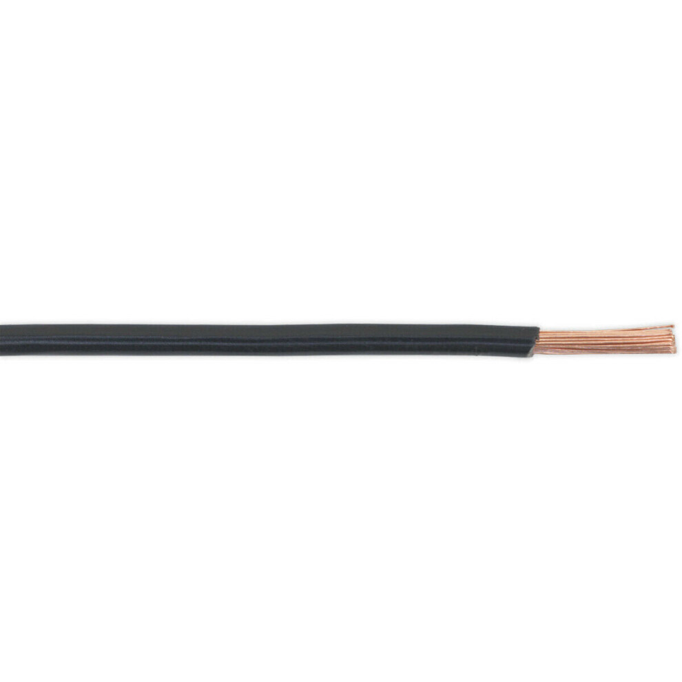 Loops 30M Black Automotive Cable - 33 Amps - Thin Walled - Single Core Conductor