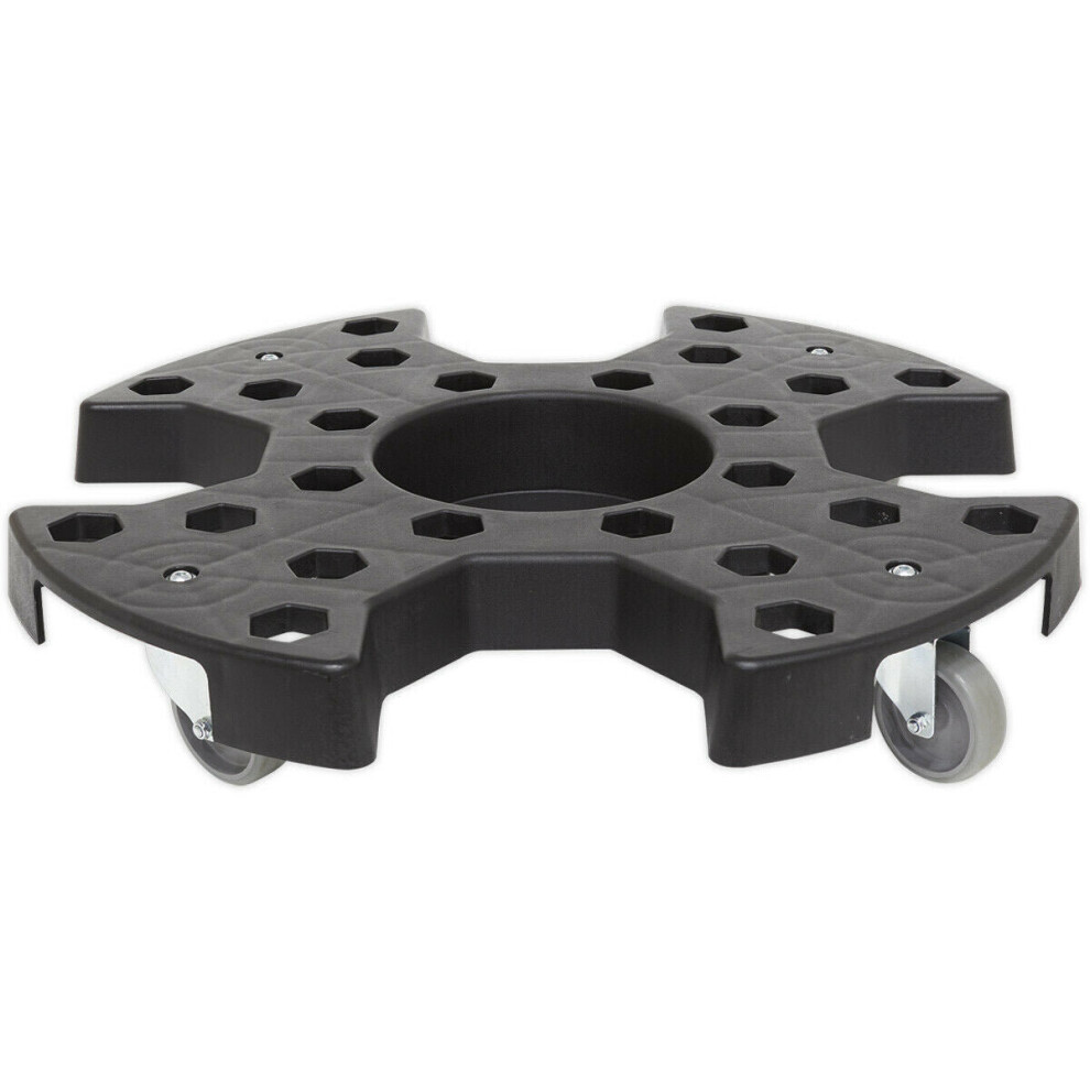 Loops Tyre Storage & Transport Dolly - 4 X 75Mm Swivel Castors - 136Kg Capacity