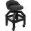 Loops Heavy Duty Pneumatic Creeper Stool - Adjustable Height - Swivel Seat & Back Rest 1